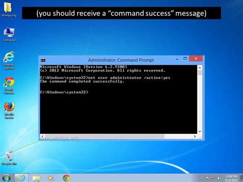 Windows 7 activate administrator account regedit